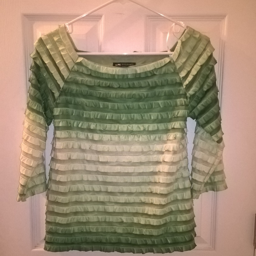 Lettuce Ruffled Blouse
